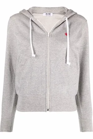 Comme des Garçons Sudadera con capucha y motivo bordado