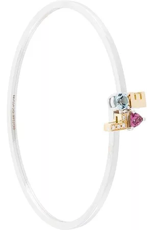 DELFINA DELETTREZ 18kt gold and diamond Love bracelet
