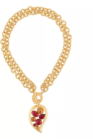 Givenchy Collar con detalles de gemas 1980