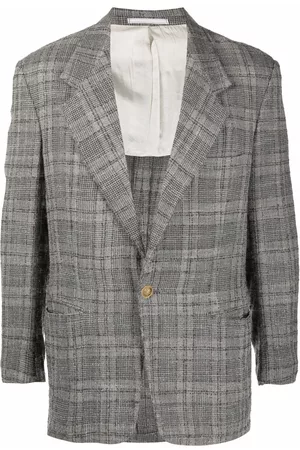 VERSACE Blazer con solapa de muesca 1980