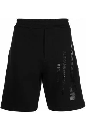 Alexander McQueen Pantalones cortos de deporte con logo