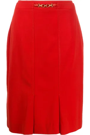 Céline Falda recta con detalle de ganchos pre-owned