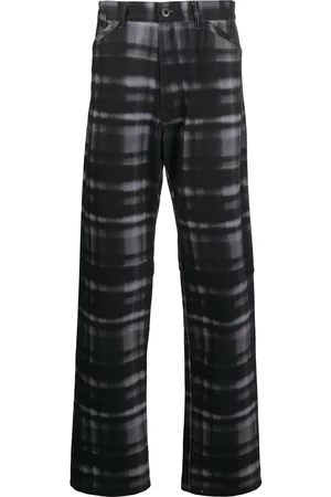 QASIMI Pantalones rectos a cuadros