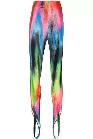 The Attico Leggins Jamie con estampado abstracto