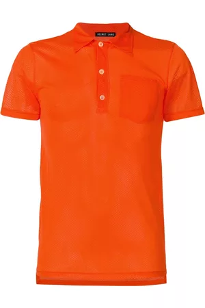 Helmut Lang Polo ajustado de malla 1990
