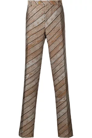 WALTER VAN BEIRENDONCK Pantalones de vestir a rayas