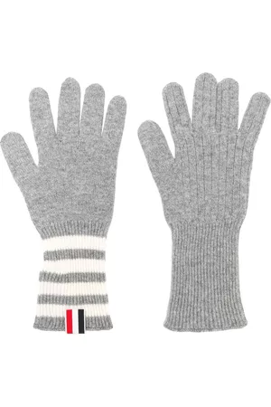 Thom Browne Guantes con cuatro rayas