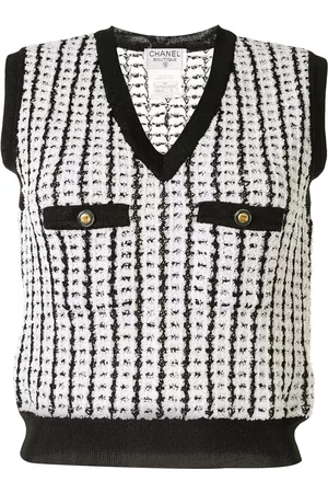 CHANEL Chaleco de punto bouclé 1997
