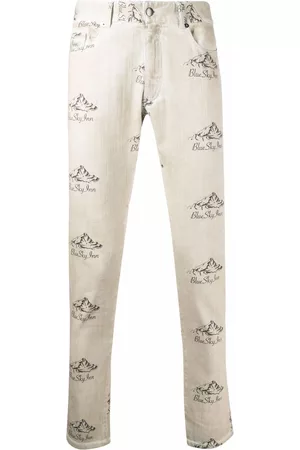 BLUE SKY INN Pantalones con logo estampado