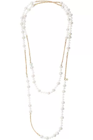 CAROLINA BUCCI Collar Lucky en oro amarillo de 18kt con perlas