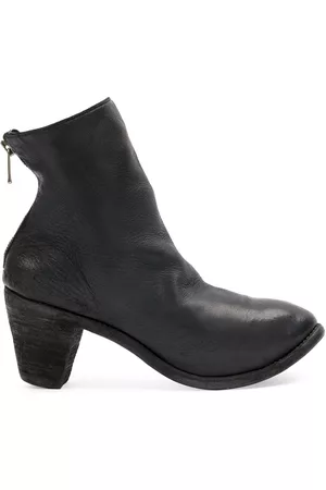 GUIDI Botas con efecto envejecido