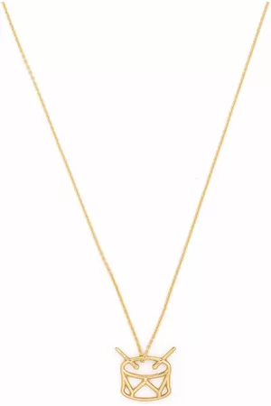 Aliita Collar con colgante de tambor en oro amarillo de 9kt