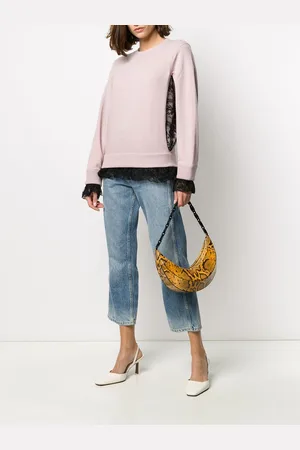 VALENTINO GARAVANI Jersey con ribetes de encaje