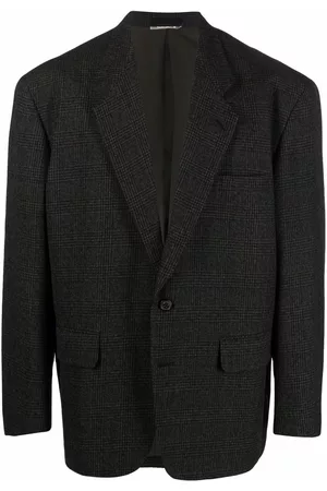 Comme des Garçons Blazer a cuadros con botones 1980