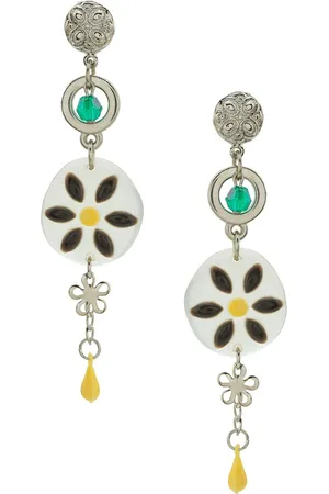AMIR SLAMA Pendientes con diseño floral