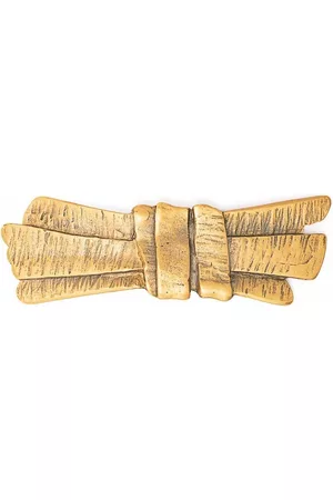 Saint Laurent Broche con lazo grabado 1980