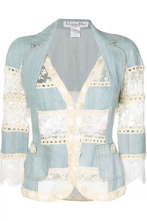 Dior Chaqueta con encaje y ganchillo