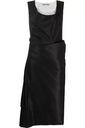 Comme des Garçons Vestido midi drapeado 1995