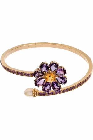 Dolce & Gabbana Pulsera Spring en oro amarillo de 18 ct con gemas