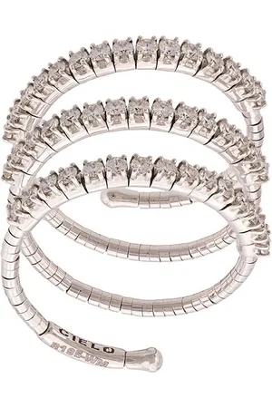 Mattia Cielo 18kt white gold three circle ring