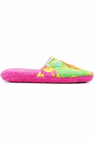 Philipp Plein Slippers con estampado Barocco