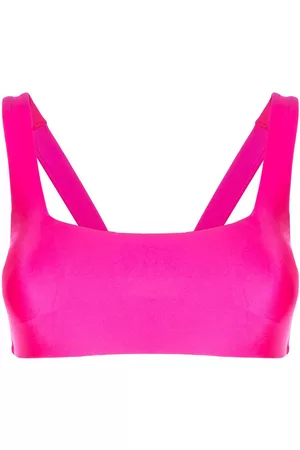 Duskii Top de bikini con cuello cuadrado