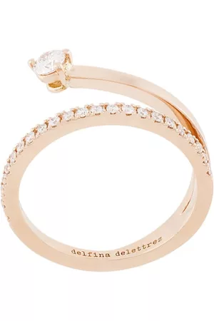 DELFINA DELETTREZ Anillo Marry Me con diamante