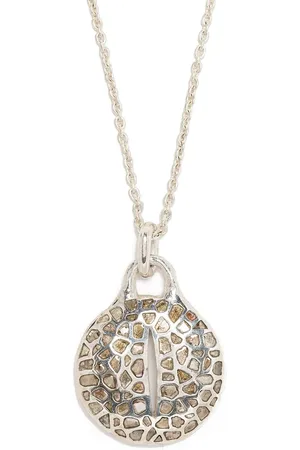 PARTS OF FOUR Collar Disk con diamantes