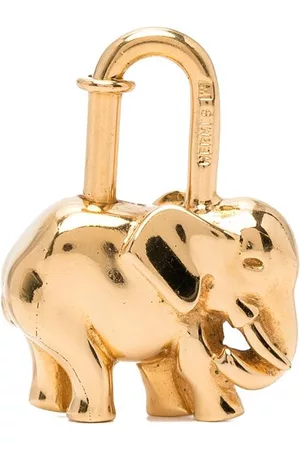 Hermès Candado Cadena con motivo de elefante 1998 pre-owned