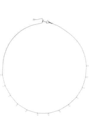 DJULA Collar 13 Tassels en oro blanco de 18kt con diamante