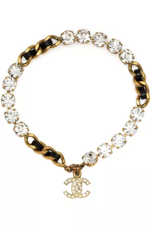 CHANEL Pulsera con charm CC 1995