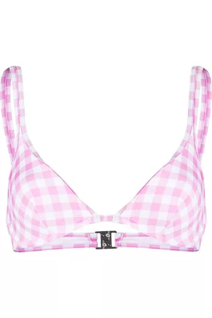 Ephemera Top de bikini a cuadros gingham