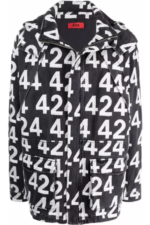 424 FAIRFAX Chaqueta con logo estampado
