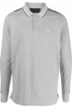 Philipp Plein Polo con logo bordado