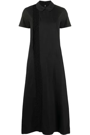 Comme des Garçons Vestido midi con detalle de ganchillo 1999