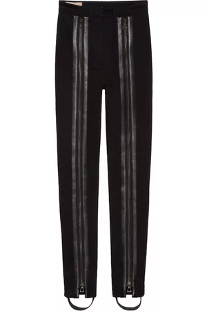 Gucci Pantalones con detalle de cremallera