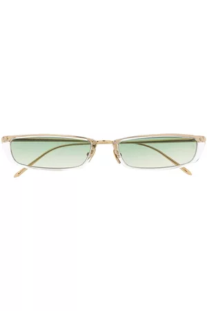 Linda Farrow Gafas de sol con montura rectangular