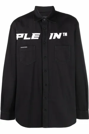 Philipp Plein Camisa vaquera con logo