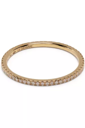 Le Gramme Anillo con diamantes en pavé