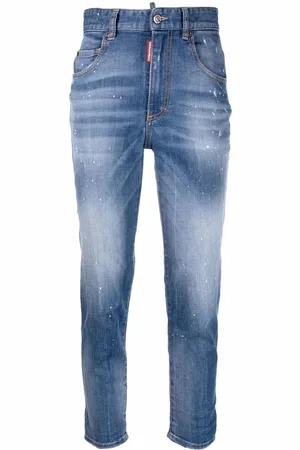 Dsquared2 Vaqueros capri de talle alto