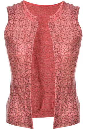Comme des Garçons Chaleco con motivo floral