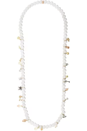 CAROLINA BUCCI Collar Lucky Charms en oro de 18kt con perlas