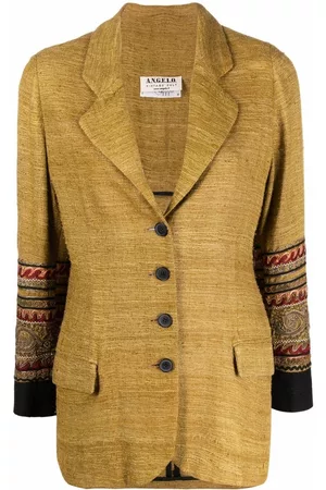 A.N.G.E.L.O. Vintage Cult Blazer con puños bordados 1990