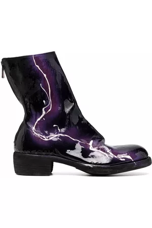 GUIDI Botines brillantes