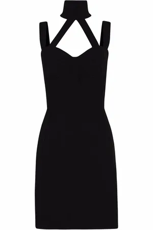 Dolce & Gabbana Vestido corto con cuello halter