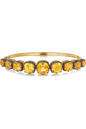 Fred Leighton Brazalete en oro de 18kt con citrinos