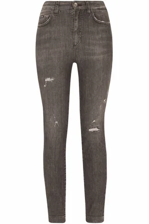 Dolce & Gabbana Vaqueros skinny Audrey con efecto envejecido