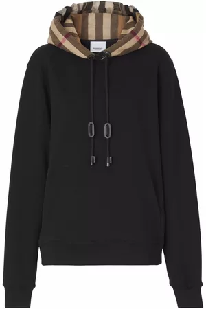 Burberry Sudadera con capucha y motivo Vintage Check
