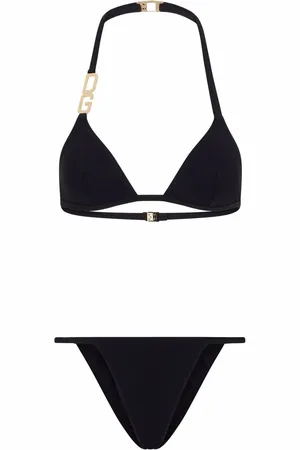 Dolce & Gabbana Bikini de triángulo con logo DG
