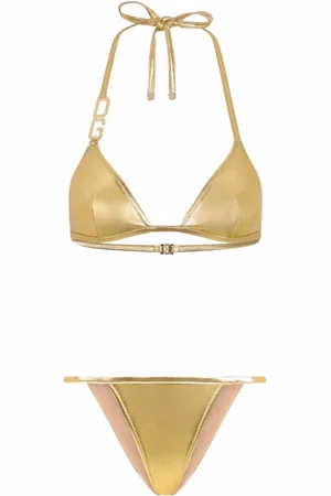 Dolce & Gabbana Bikini de triángulo con logo DG